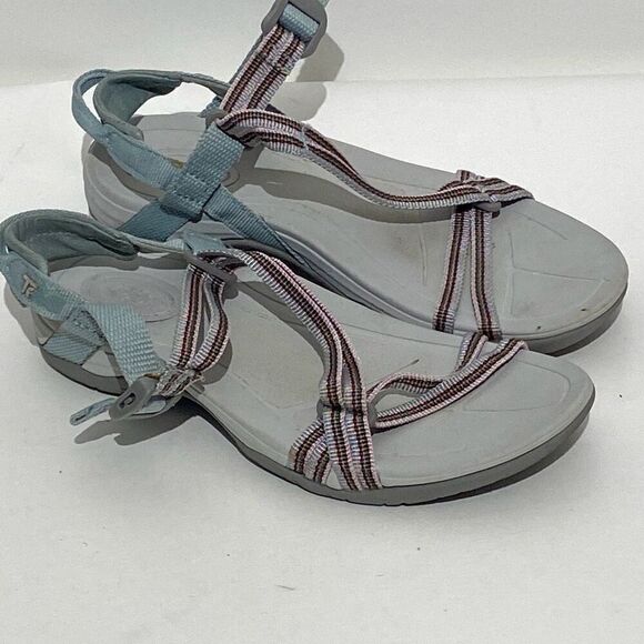 Teva Women's Multicolor Sirra Adjustable Buckle Strappy Sandals Size 5 - Picture 1 of 10